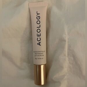 ACEOLOGY Passionfruit Refining Lip Scrub 15g Full Size NEW Sealed